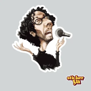 Sticker de Música Fito Paez Caricatura