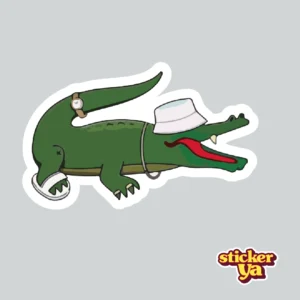 Sticker de Lacoste con Gorrito