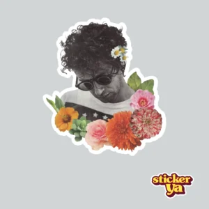 Sticker de Música Cerati Flower