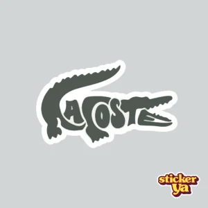 Sticker de Lacoste Lettering
