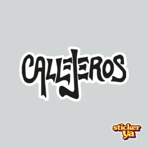 Sticker de Música Callejeros Black