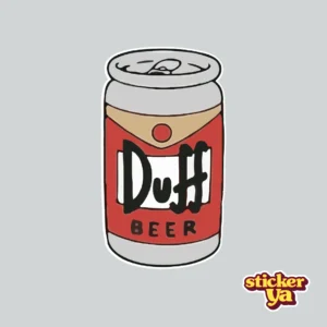 Sticker de Cerveza Duff