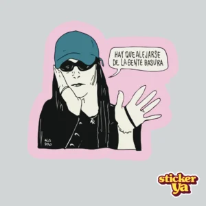 Sticker de Música Mala Fama 1