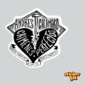 Sticker de Música Crimenes Perfectos