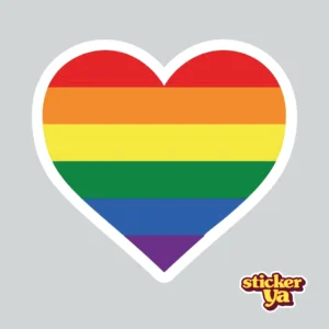 Sticker de Corazon Colores