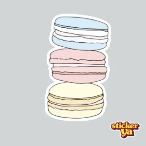 Sticker de Macarrones Pastel