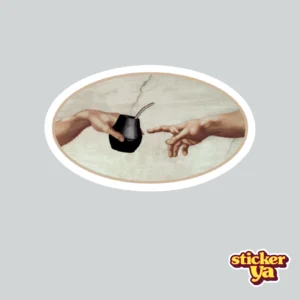 Sticker de Dios Creó el Mate