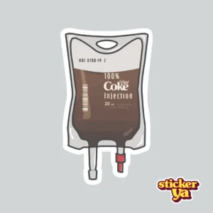 Sticker de Suero Coca